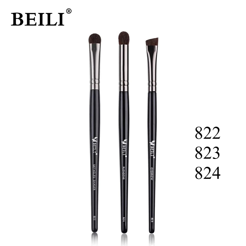 Natural Material Professional Makeup Brush Set Eye Shadow Powder Foundation Blush Contour Shadow Beauty Tool