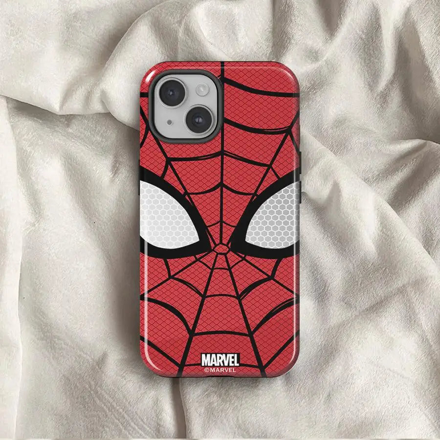 Hard Phone Cover Case for iPhone X 17 Air XR 11 15 Plus 13 16 Pro Max 12 14 Marvel Spiderman Logo