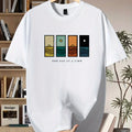 Men's Printed Short-Sleeved T-Shirt - Trendy Fashion T-Shirt for Men in European and American Sizes - Summer Breathable T-Shirt