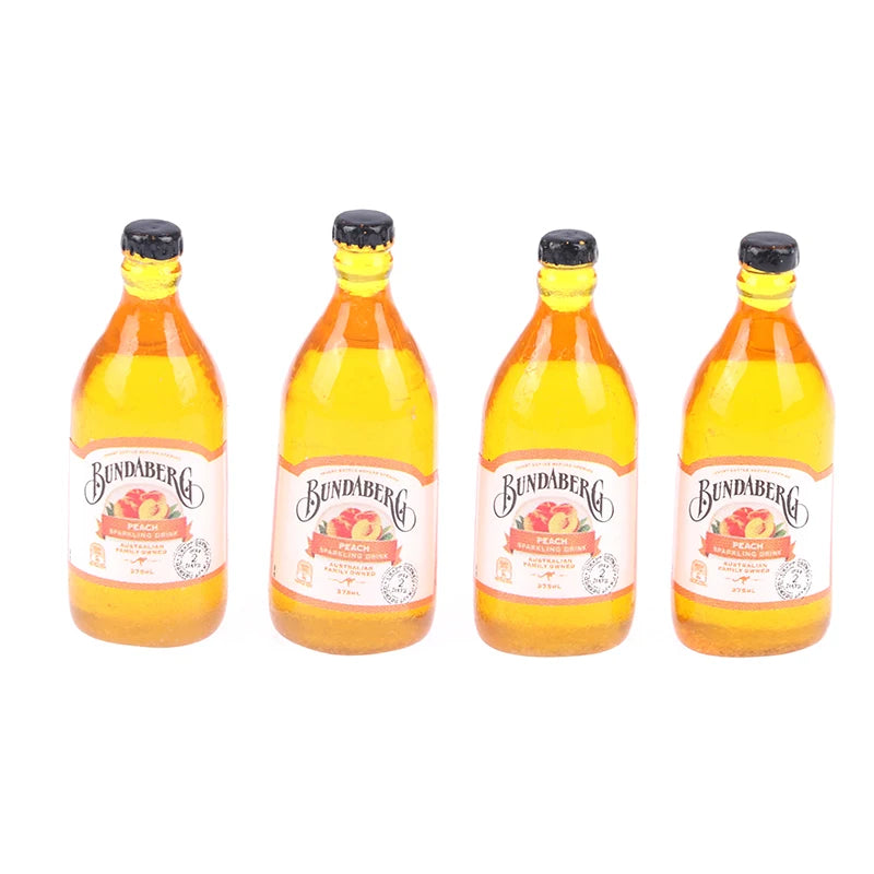1 Set 1/12 Miniature Wine Bottles Dollhouse Kitchen Accessories - Mini Dolls House Living Room Accessories Beer Drink Bottles