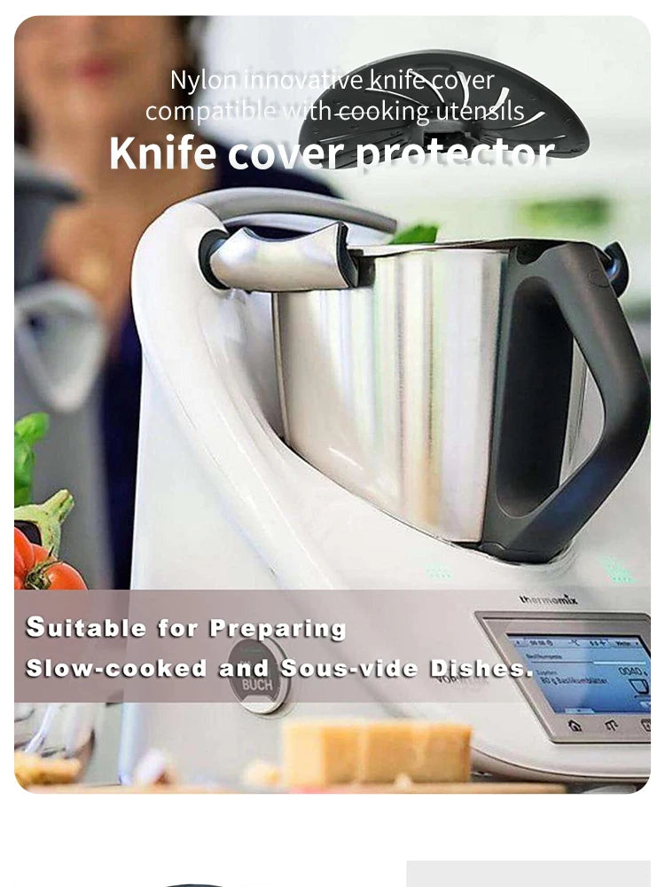 Nylon Innovative Knife Cover Blade Cover Protector Compatible with Vorwerk Thermomix BIMBY TM5 TM6 TM31 Cooking Kitchenware
