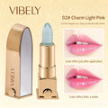 VIBELY Color Changing Lipstick with Shimmer Glitter, Nourishing Hydrating Lip Balm, Moisturizing Lip Care for Dry Lips, Daily Us