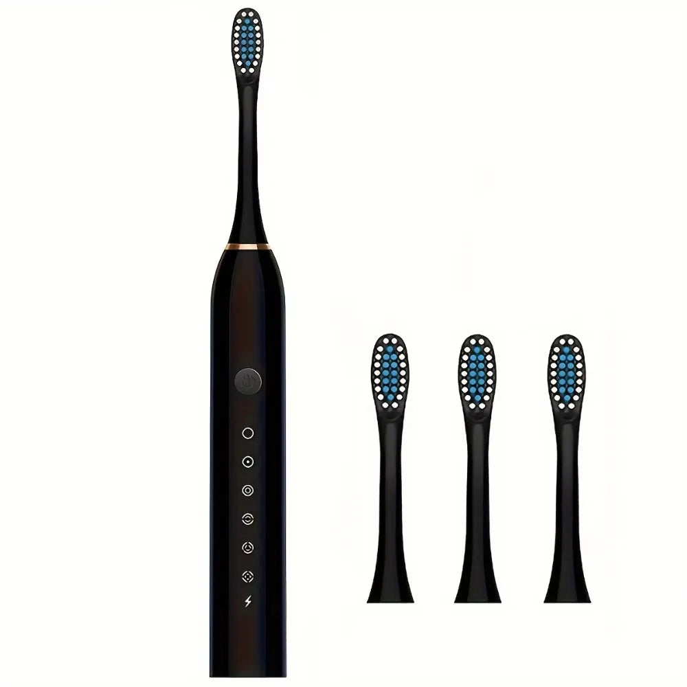Electric Ultrasonic Toothbrush 6-Speed USB Rechargeable Waterproof Soft Bristles for Adults And Couples