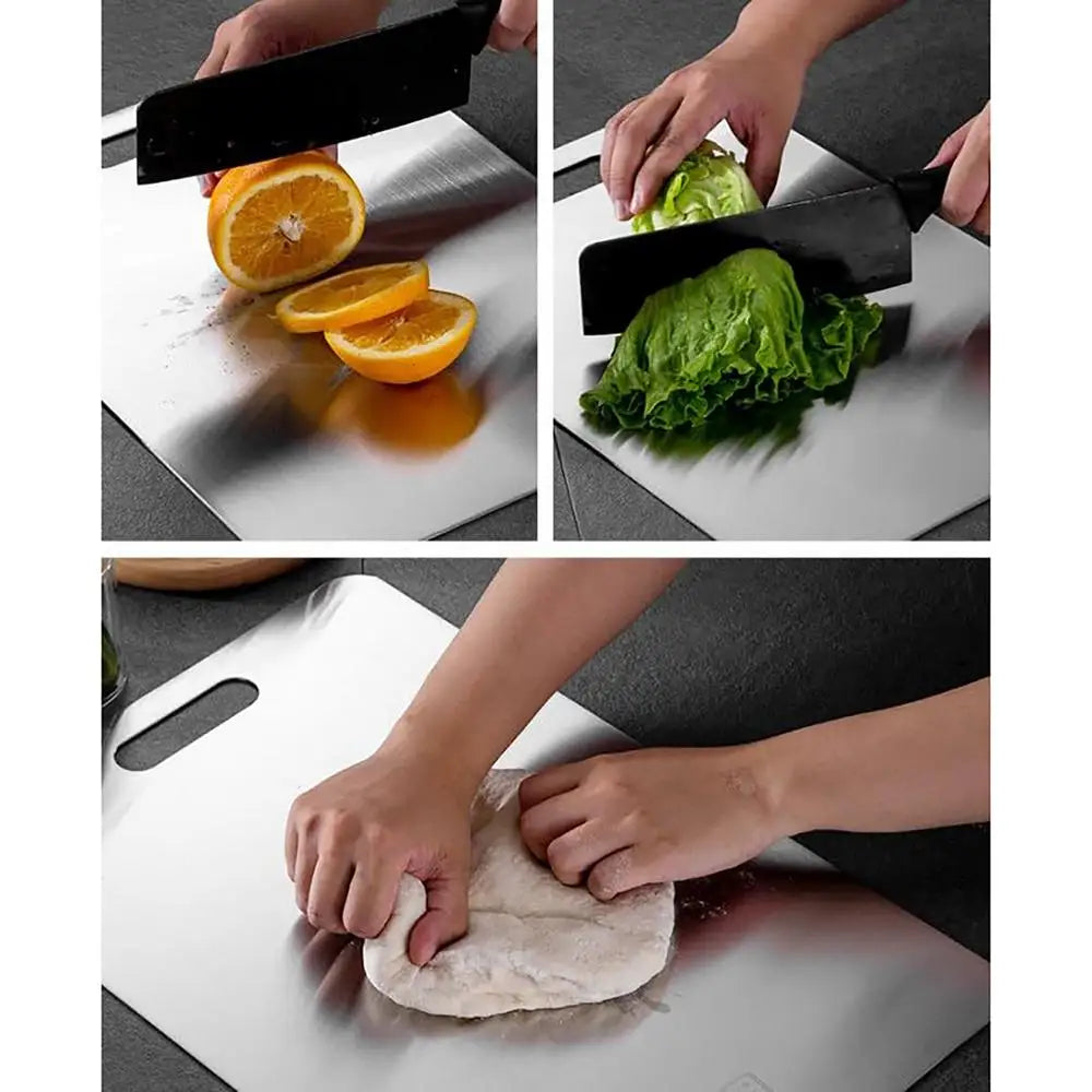 Titanium Cutting Boards for Kitchen Double-Sided Chopping Board Food Grade Cutting Mat Serving Tray Fruit Meat Chopping Board