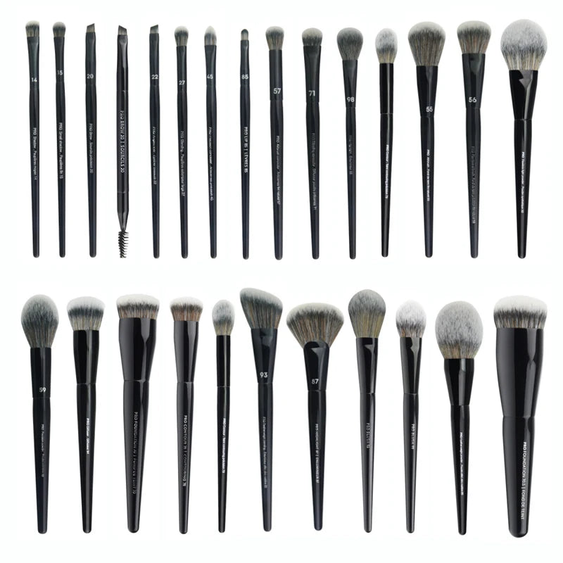 SEP Black Series Makeup Brushes Powder Foundation Concealer Blusher Bronzer Eye Shadow Eyebrow Eyeliner Sculpting Brush Gift