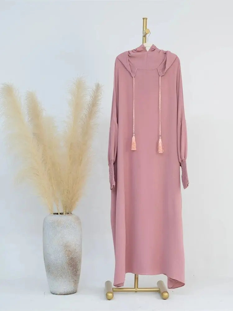 Ramadan Niqab Khimar Muslim Abaya Damen Dubai Turkey Islam Prayer Clothes Women Jilbab Modest Dress Kaftan Robe Femme Musulmane