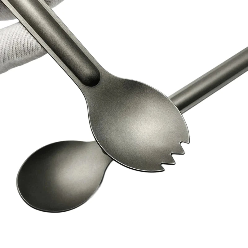 Long Handle Spork & Spoon Forkspoon Spork Portabale Flatwares