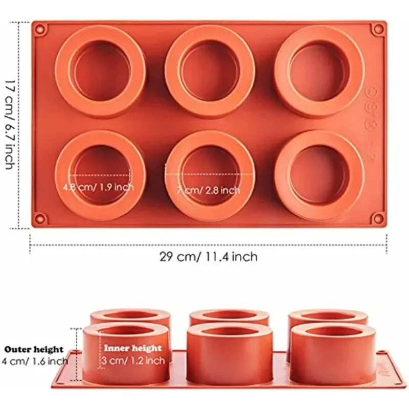 Silicone round Cake Mold 3D Tray for Baking Mousse Soap Kitchen Cooking Tools Cake Decorating Mould Baking Pan