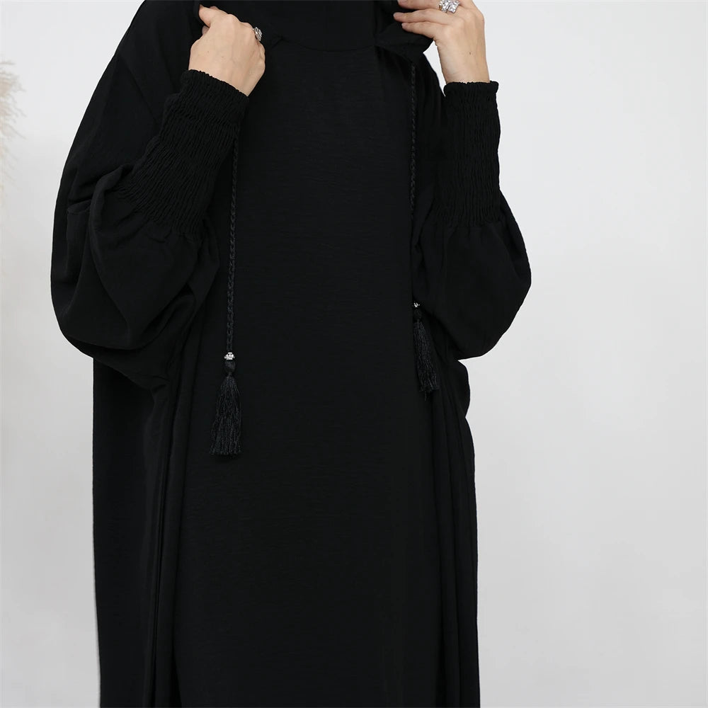 Ramadan Niqab Khimar Muslim Abaya Damen Dubai Turkey Islam Prayer Clothes Women Jilbab Modest Dress Kaftan Robe Femme Musulmane