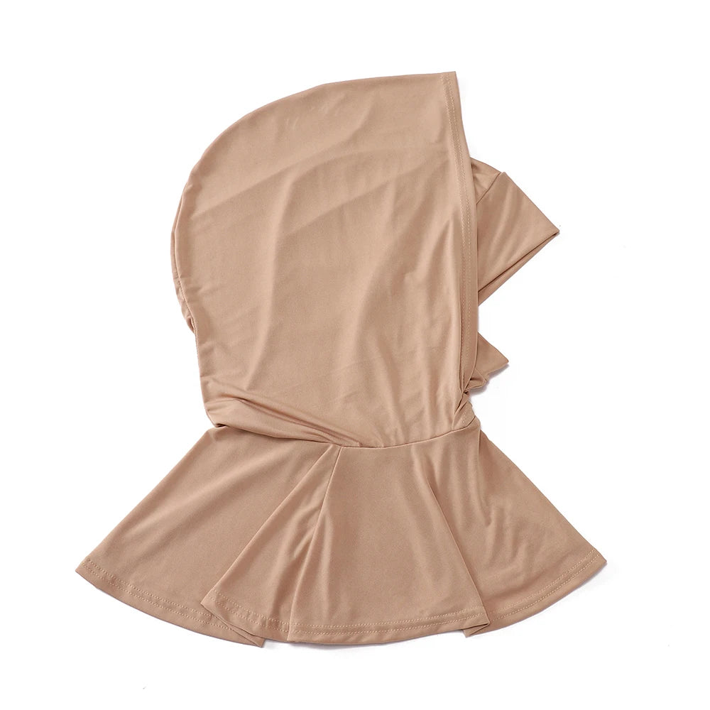 New Ready to Wear Hijab Muslim Undercap Jersey Instant Headscarf Islam Comfort Neck Covered Scarf Light Turban
