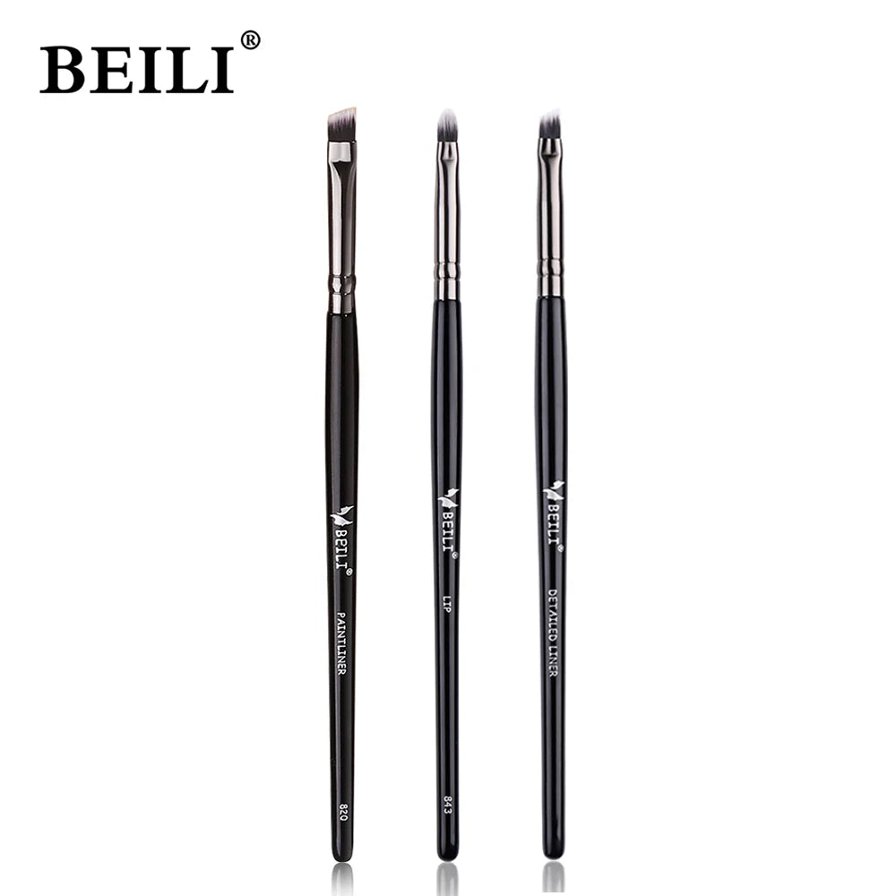 Natural Material Professional Makeup Brush Set Eye Shadow Powder Foundation Blush Contour Shadow Beauty Tool