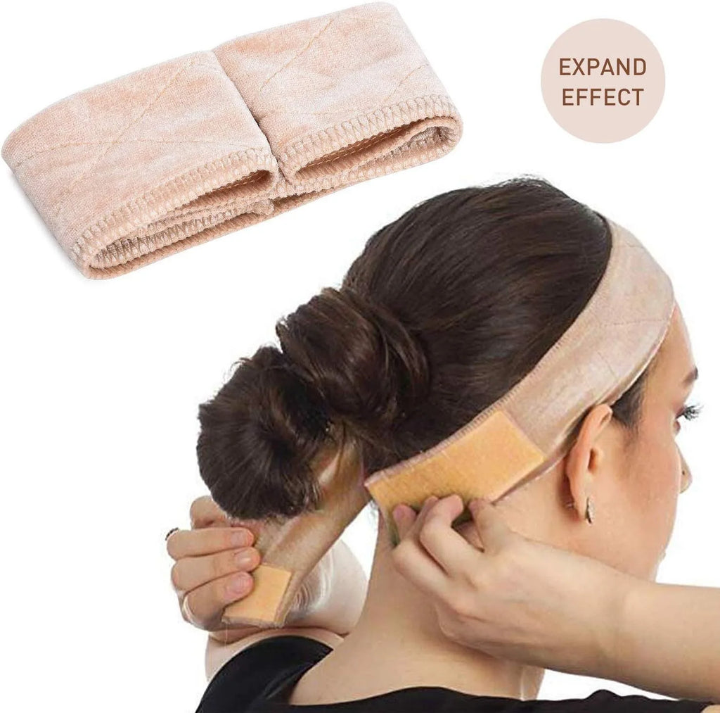 Velvet Hair Bands Set - Female-Designed Securing Headwear Bands, Comfortable Breathable Non-Slip Holders for Hair Accessory Fixing - Suitable for Displaying on Headwear Stands/Mannequin Heads Soft Headband Non Slip Headbands