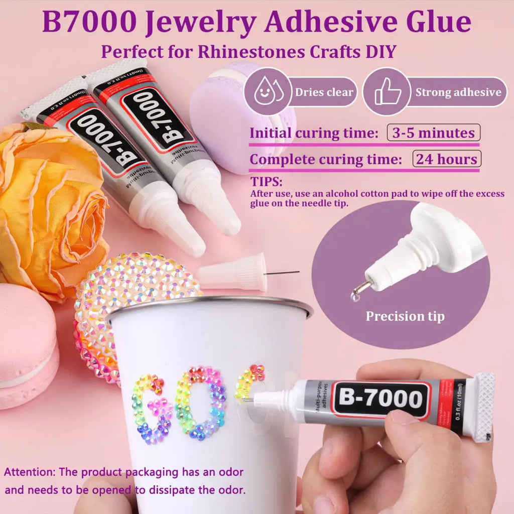 1Box/1Set Hot Selling Flash Nail Rhinestones Bedazzling Kit 3mm Multi-style Colorful Resin Nail Diamond Jewelry DIY Nails Parts