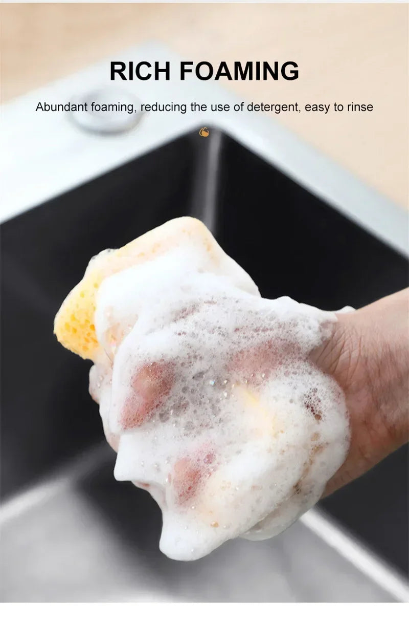 5Pcs 11*7*1 cm Sponge Eraser Kitchen wood pulp Melamine For washing dishes Cooktop removes rust tableware Pan washing dishes