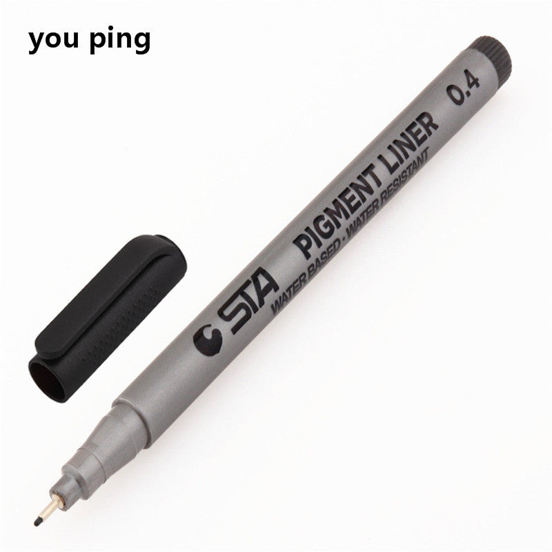 Waterproof Art Markers Brush Pen Sketch Drawing comics Pigment Line Pens  Office  School Stationery Supplies