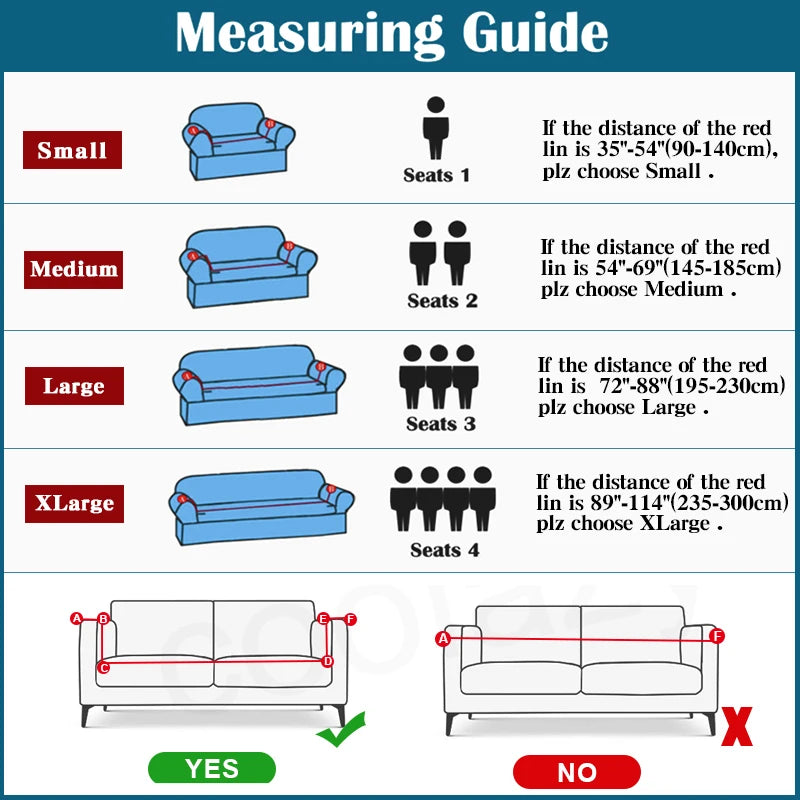 Coolazy Stretch Plaid Sofa Slipcover Elastic Sofa Covers for Living Room funda sofa Chair Couch Cover Home Decor 1/2/3/4-seater