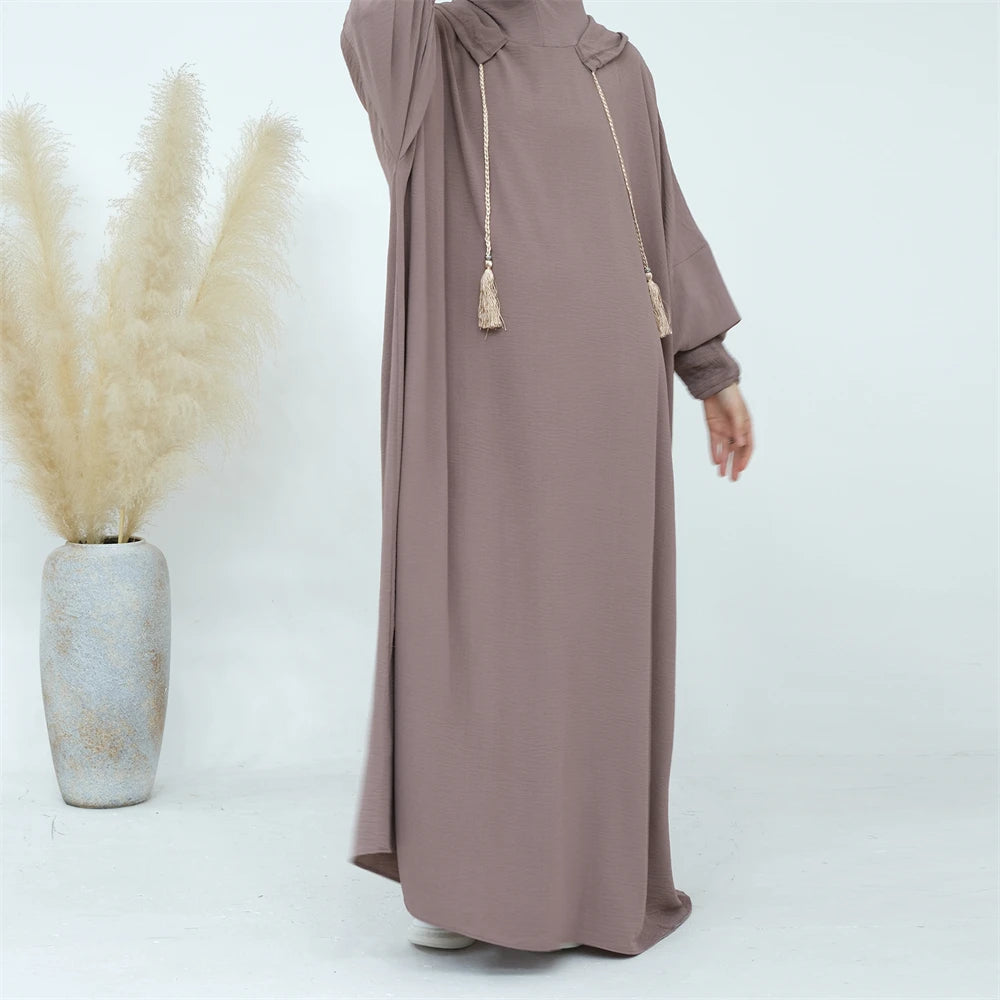 Ramadan Niqab Khimar Muslim Abaya Damen Dubai Turkey Islam Prayer Clothes Women Jilbab Modest Dress Kaftan Robe Femme Musulmane