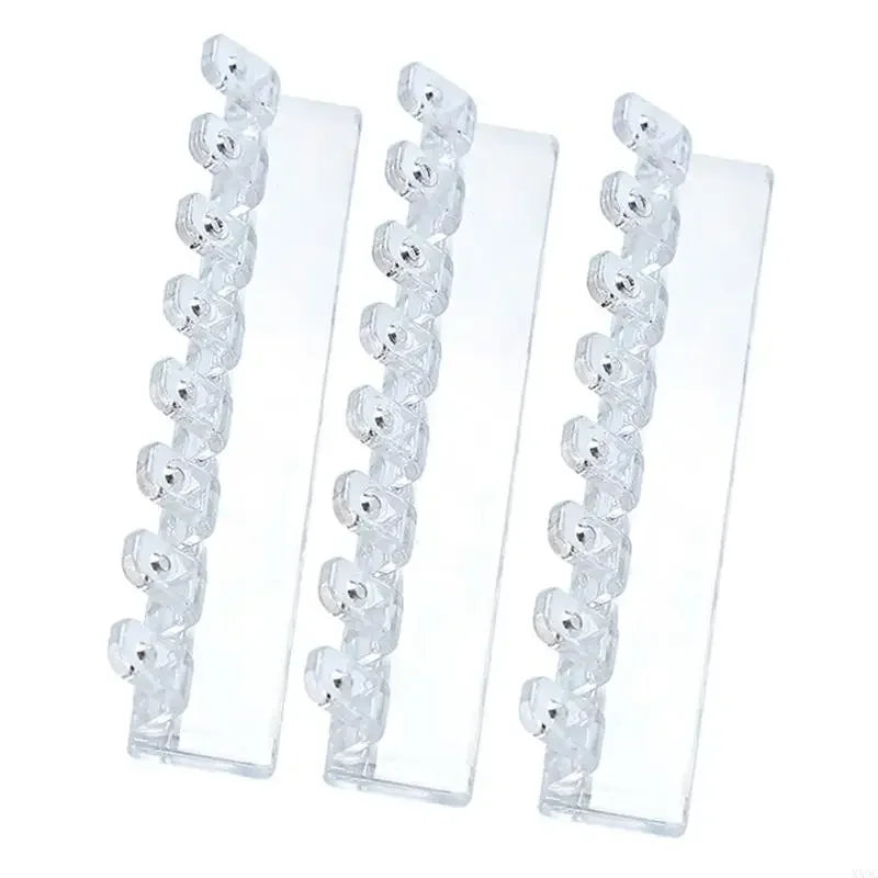 Clear Necklace Organizers Hangings Plastic Necklace Earrings Holder Wall Organizers For Bracelets Rings And Earrings H8WF