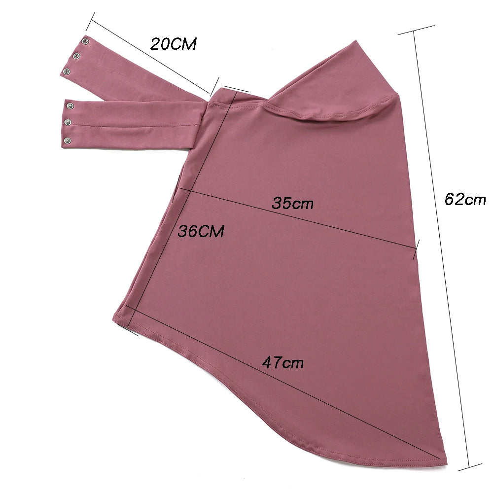 New Instant Hijab for Muslim Women Full Cover Headwraps Scarf Islam Turban Caps Ready to Wear Snap Undercap Hijab