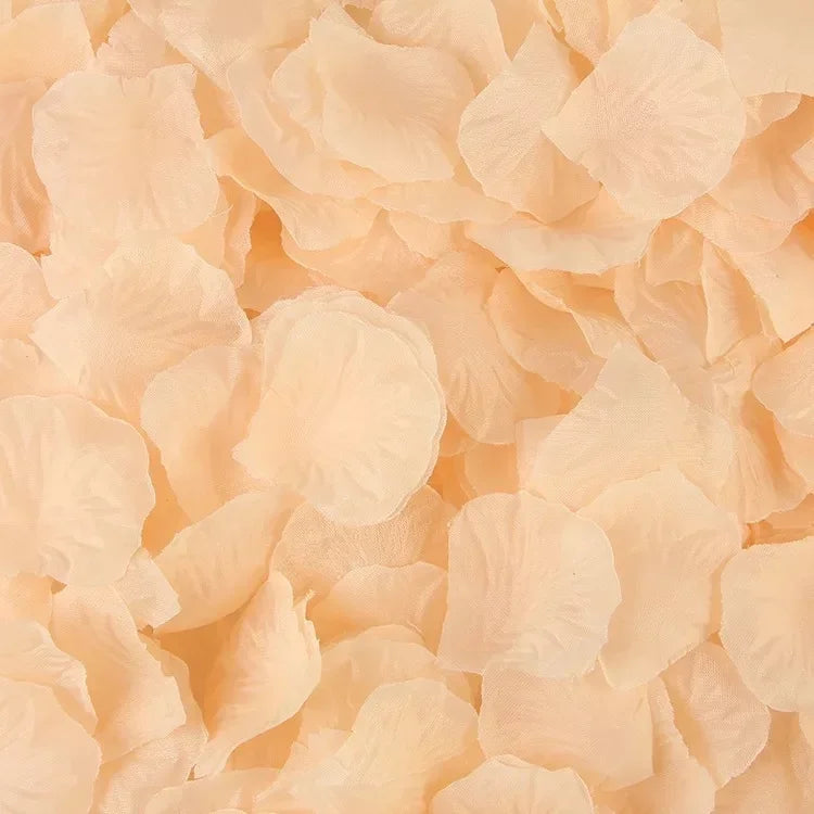 1000Pcs Top Colorful Artificial Fake Rose Petals Red White Gold Roses Petal Flowers Romantic Wedding Party Valentine Decor