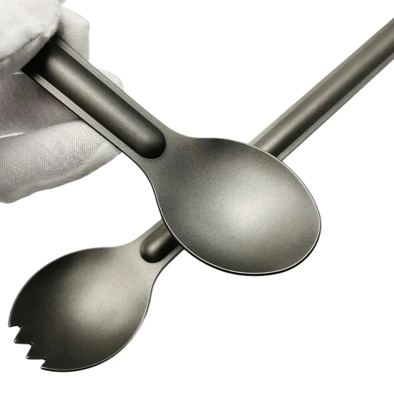 Long Handle Spork & Spoon Forkspoon Spork Portabale Flatwares