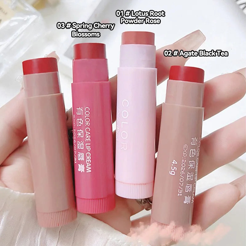 Colored Moisturizing Lip Balm Lipstick Moisturizing, Moisturizing, Diluting Lip Lines, Anti-drying Lip Balm