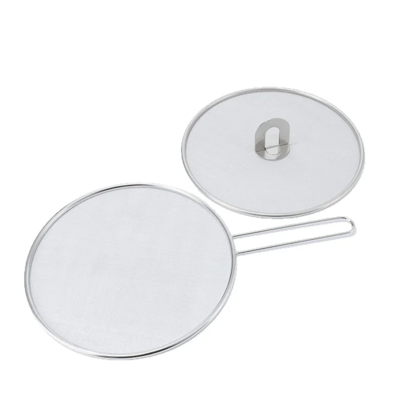 Keep Your Stove Clean! Multi-Functional Stainless Steel Oil Splatter Guard - The Ultimate Cooking Protector for Frying