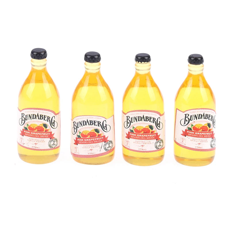 1 Set 1/12 Miniature Wine Bottles Dollhouse Kitchen Accessories - Mini Dolls House Living Room Accessories Beer Drink Bottles