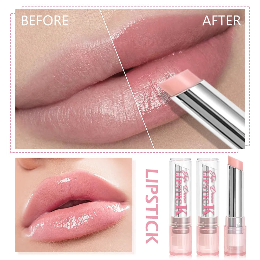 Pink Magic Lip Balm, Color-Changing Moisturizing Lipstick, Hydrating Gloss for Natural Daily Look