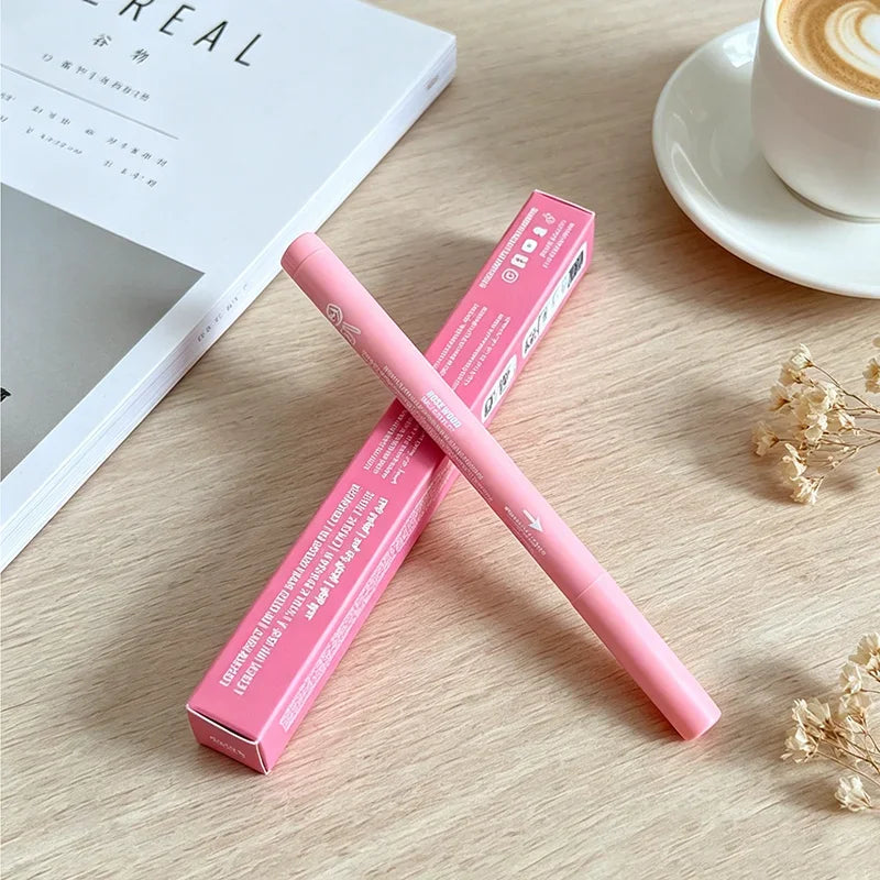 ROD Lipstick Makeup Non-Sticky Lip Gloss Hydrating Crystal Clear Lip Oil Plumping Moisturize Tinted Lipstick Natural Lip Makeup