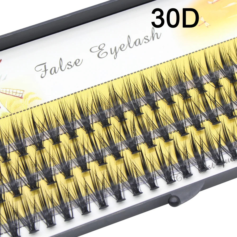 Moonlily 20D/30D/40D Russian Volume Eyelash Extension 3D Volume Effect Artificial Bundle Personal Makeup Cilias Cluster Lashes