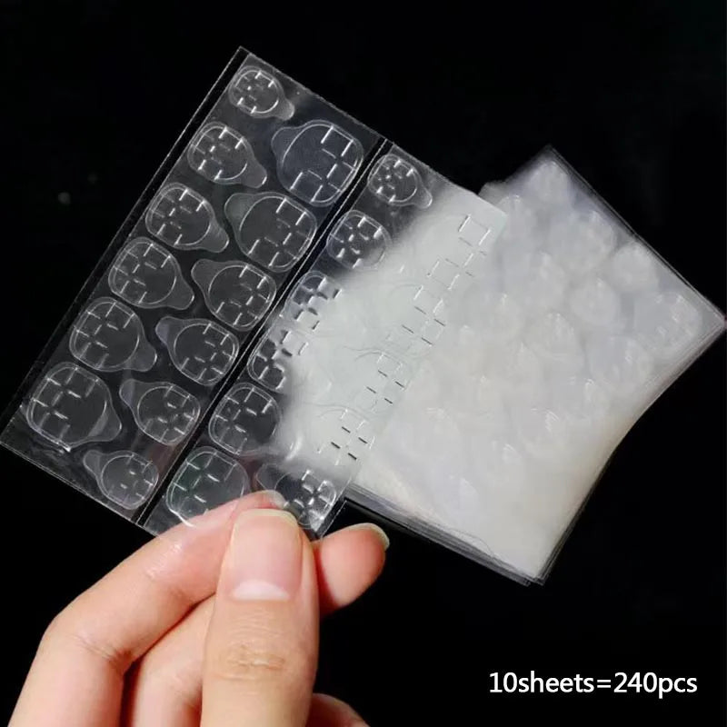 New 5pcs Magnetic Nail Stand Sample Nails Display Nail Polish Holder Nail Magnet Tips Reusable Putty MJZSJ03