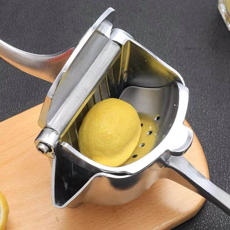 2024 Manual Juice Squeezer Aluminum Alloy Hand Pressure Juicer Pomegranate Orange Lemon Sugar Cane Juice Bar Kitchen Fruit Tool