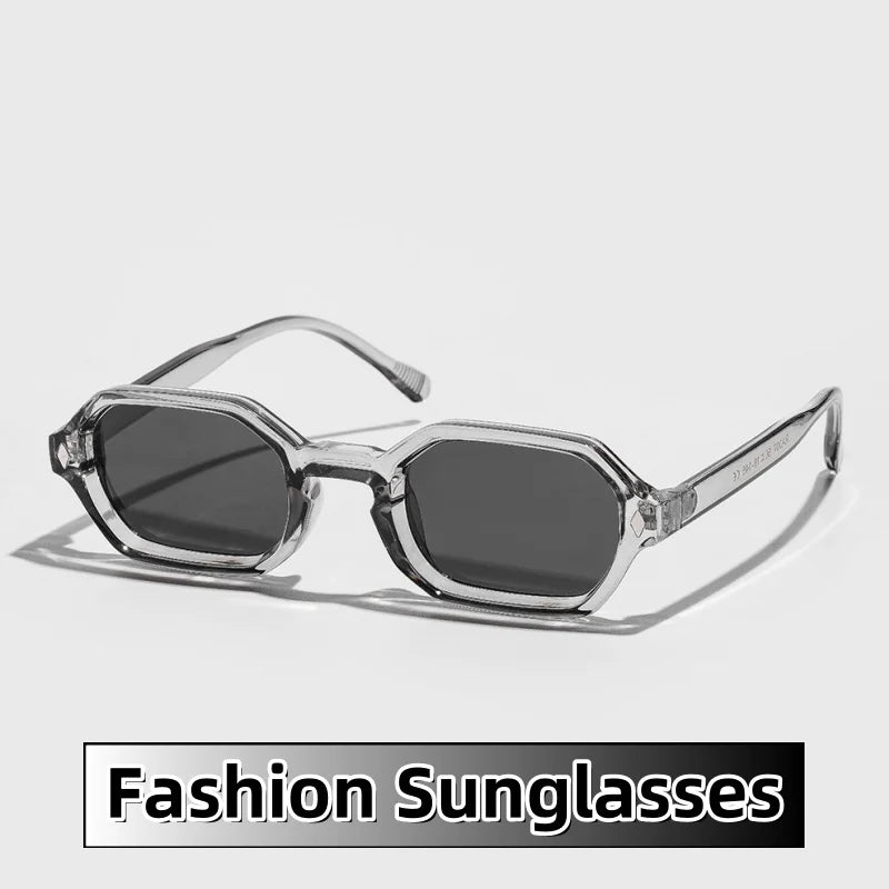 Exquisite Small Square Frame Sunglasses Fashion Sturdy and Durable Party Gatherings Beach Travel UV400 Resistant Shades Glasses