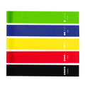 Yoga Sport Exercise Elastic Fitness Bands Ideal For Home 5 Different Levels Resistance Bands Pilates Crossfit Workout Equipment