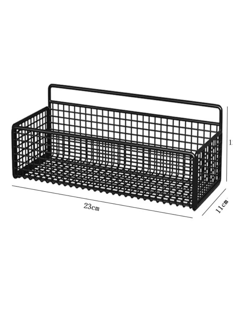 No‑Drill Wall‑Mount Bathroom Storage Shelf Waterproof Durable Multifunctional Toiletries Organizer Rack for Household Use
