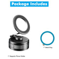 Zinc Alloy Vacuum Phone Holder 360 Suction Car Mount Dashboard Holder Universal Phone Holder for Car Gym Kitchen Car Accessories