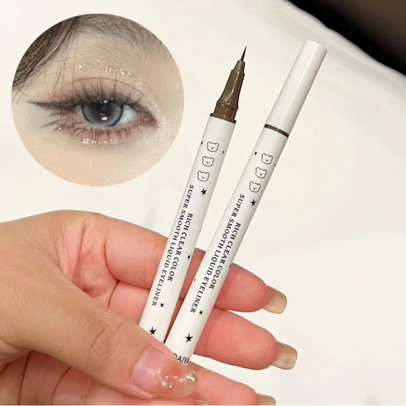 Cute Bear Waterproof Long-Wearing Liquid Eyeliner Makeup Quick-Drying, Smudge-Resistant,  Formula for Sensitive Eyes Cosmetics