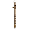 Retro Brass Pen Bolt Action Signature Ballpoint Pen for Business Christmas Birthday School Student Office Stationery