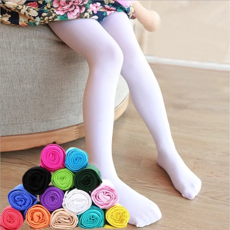 Soft Ballet Tights Soft Elasticity Tights Girls Ballet Tights Toddler Dance Footed Tights Bulk School Uniform Stockings Costume