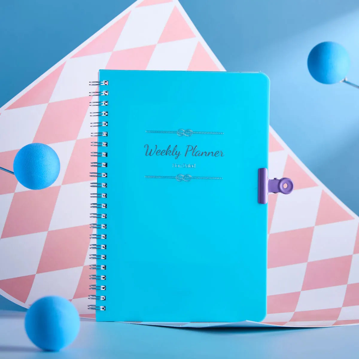 52 Weeks Weekly Planner Notebook A5 Undated Spiral Agenda Daily Student Schedules Journal Stationery Office School Supplies