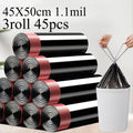 1/3/5Rolls 3.6Gallon Drawstring Trash BagsHeavy Duty Bin Liners for Kitchen, Bathroom, Bedroom, Living Room and Office.