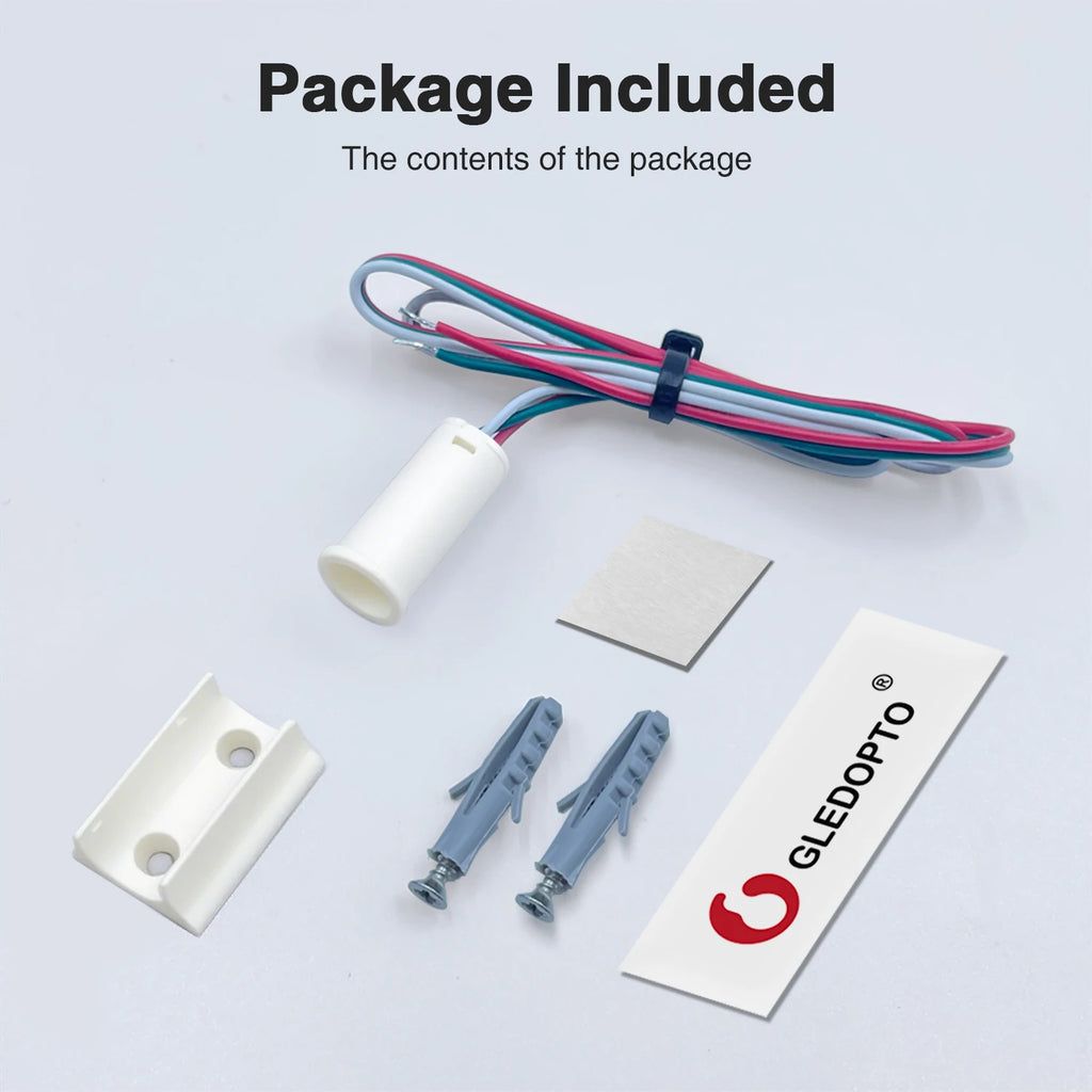 GLEDOPTO ESP32 WLED LED Controller RGBIC LED Strip Light Dynamic Lighting IR Switch Sensor Gesture-Aware Trigger WS2811 SK6812