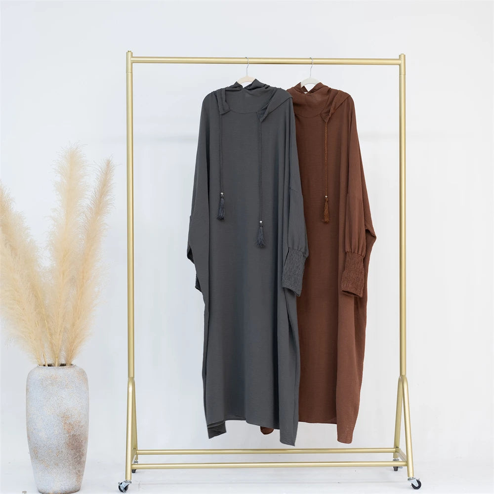Ramadan Niqab Khimar Muslim Abaya Damen Dubai Turkey Islam Prayer Clothes Women Jilbab Modest Dress Kaftan Robe Femme Musulmane