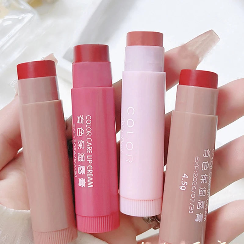 Colored moisturizing lip balm lipstick moisturizing, moisturizing, diluting lip lines, anti-drying lip balm Care