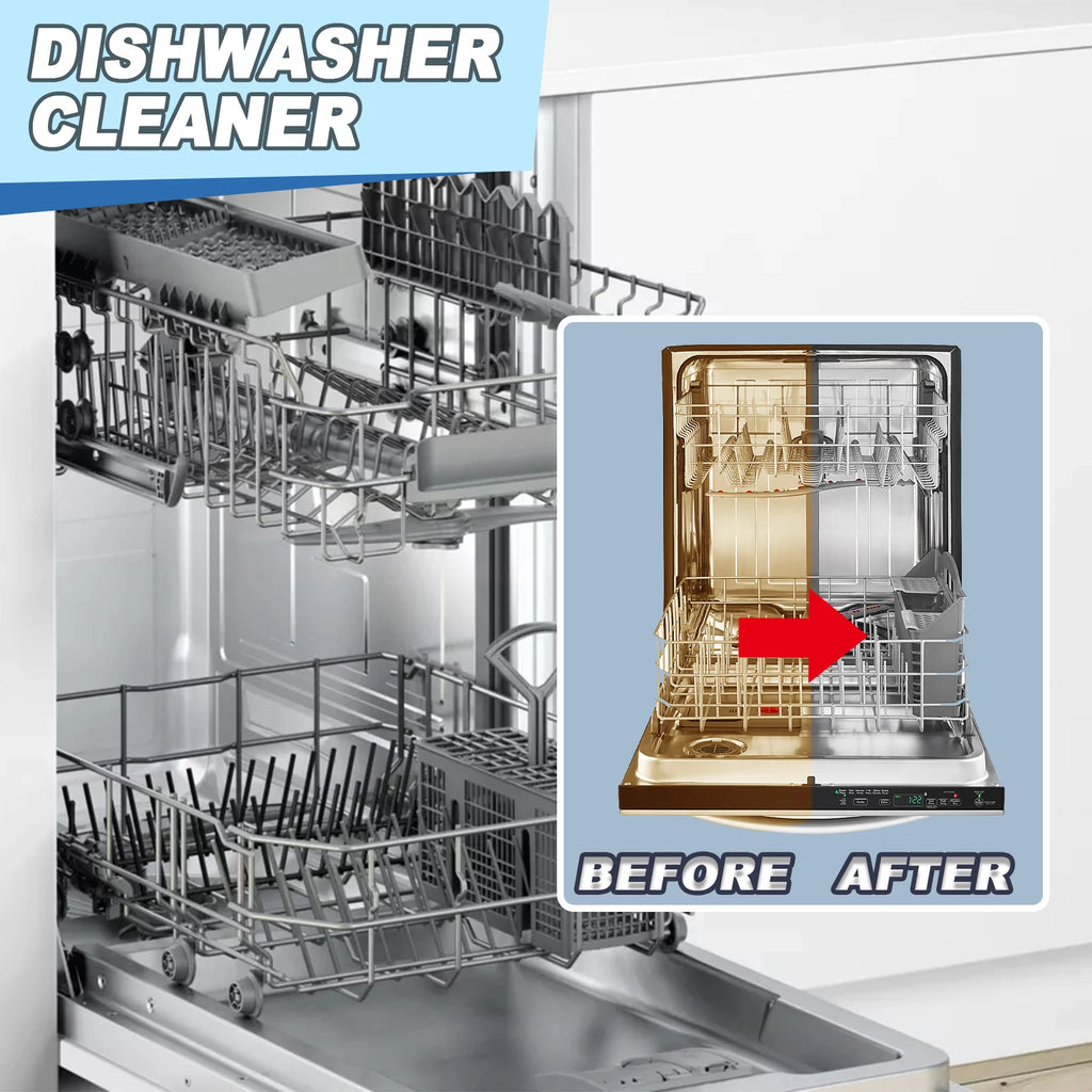 Dishwasher Cleaner Strong Oil Stain Removal Descaling Detergent Tablets Kitchen Cleaning Tools for Dishwasher Washing Machine