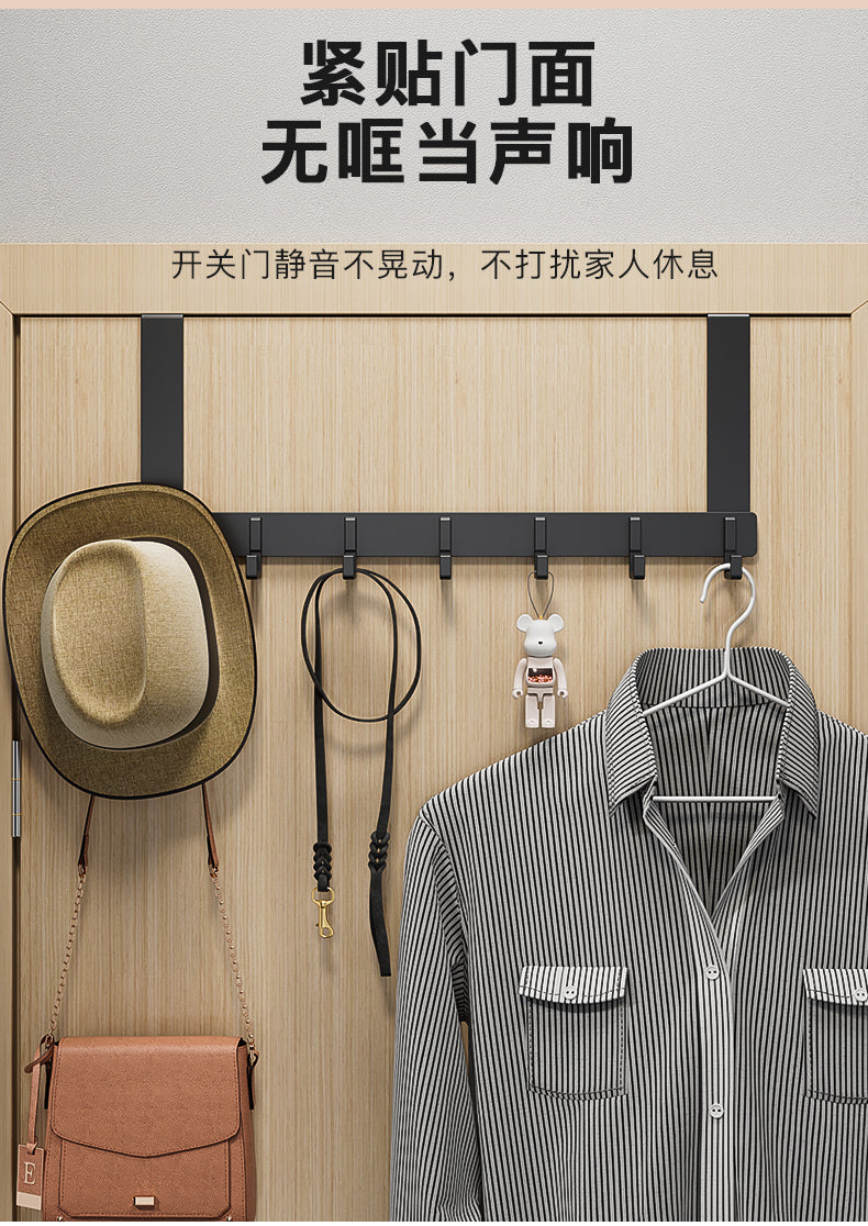 Door Behind Hook Storage Wall Hanging Clothes Hanger Coat Hook Punch-free Hanger Bedroom Organizer Storage Kitchen Accessories