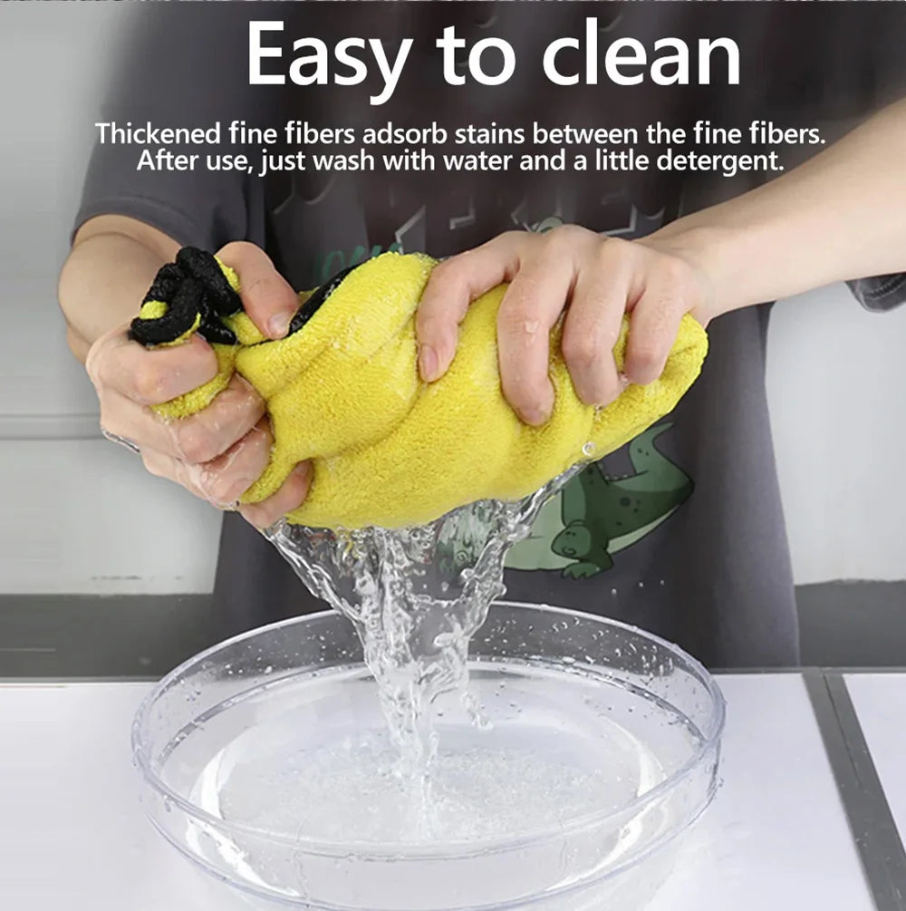 SEAMETAL 3/5/10Pcs Car Wash Microfiber Towel 30x30/60CM Car Cleaning Drying Cloth Hemming Car Care Cloth Car Wash Accessories