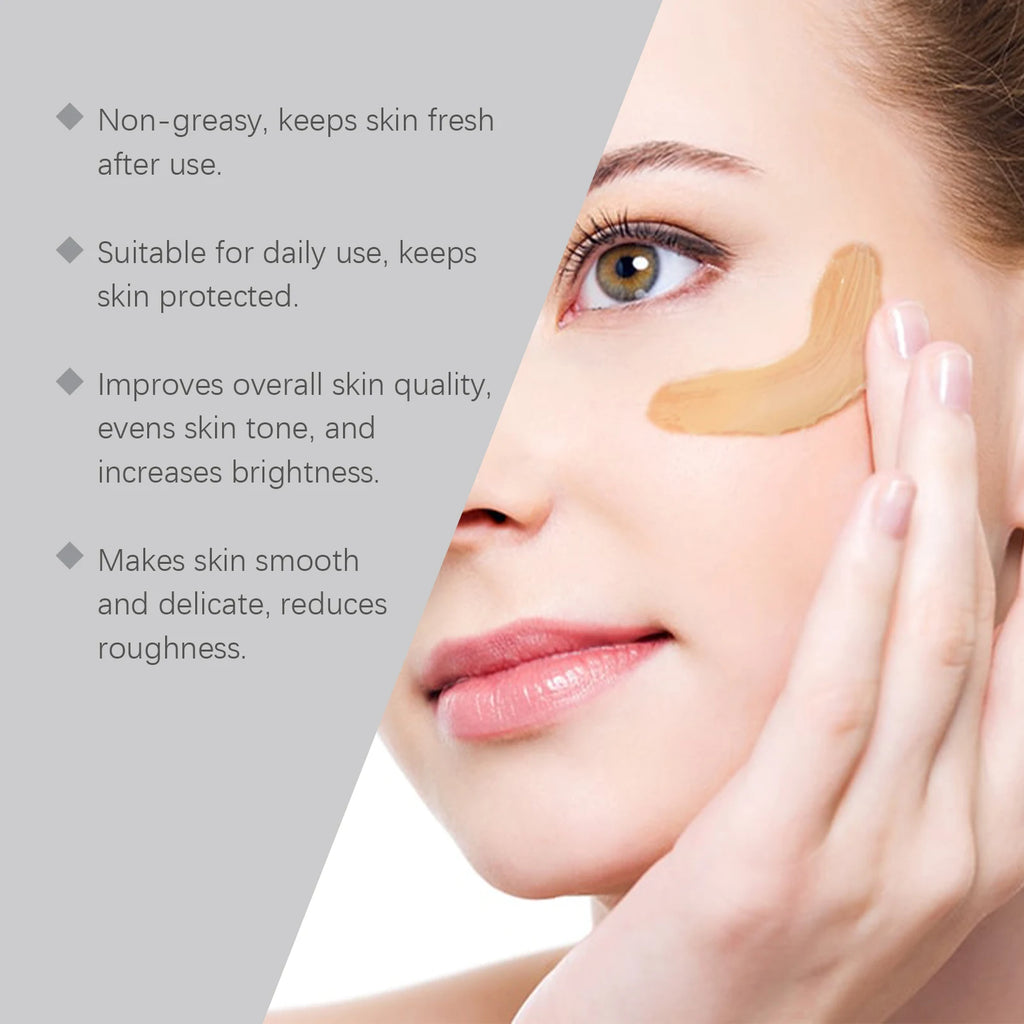 Sunscreen Tinted Moisturizer EELHOPE Lightweight Non Greasy Brightening Skin Tone Long Lasting Sun Protection For Daily Outdoor