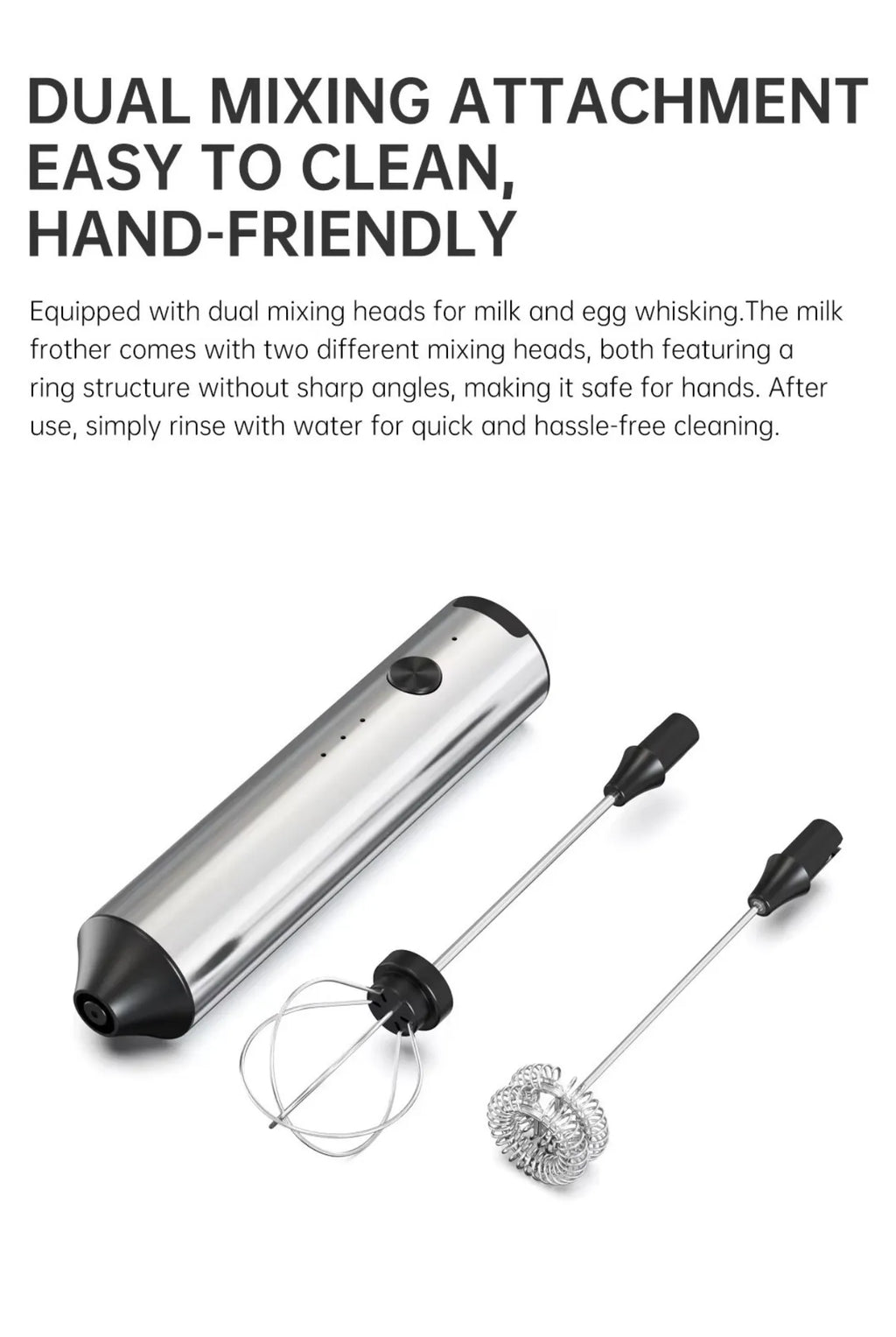 Wireless Electric Mini Milk Frother Coffee Whisk Portable Egg Beater Blender Kitchen Cooking Stirrer Cappuccino Coffee Maker